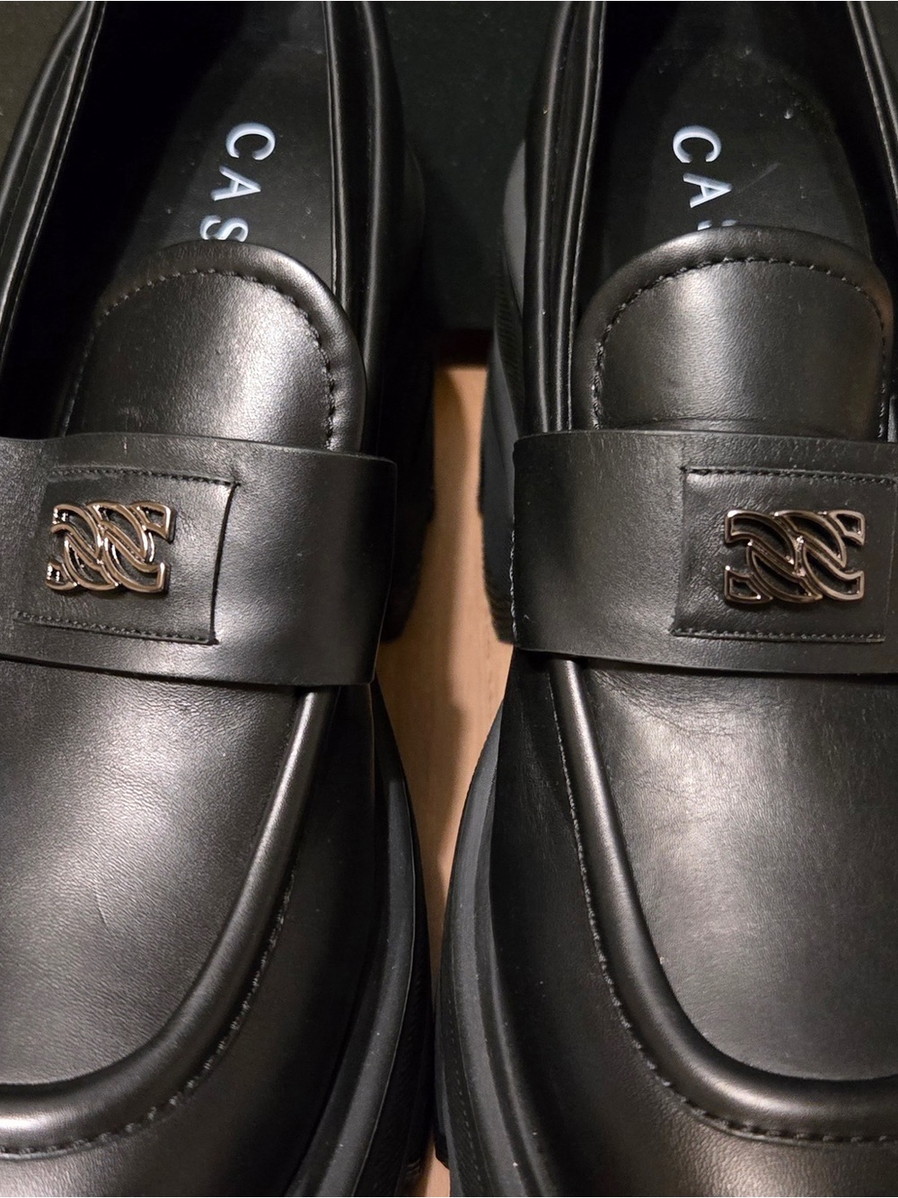 casadei | rock 110mm platform loafers | size: eu 41 (us 11/us 8) - Picture 6 of 14